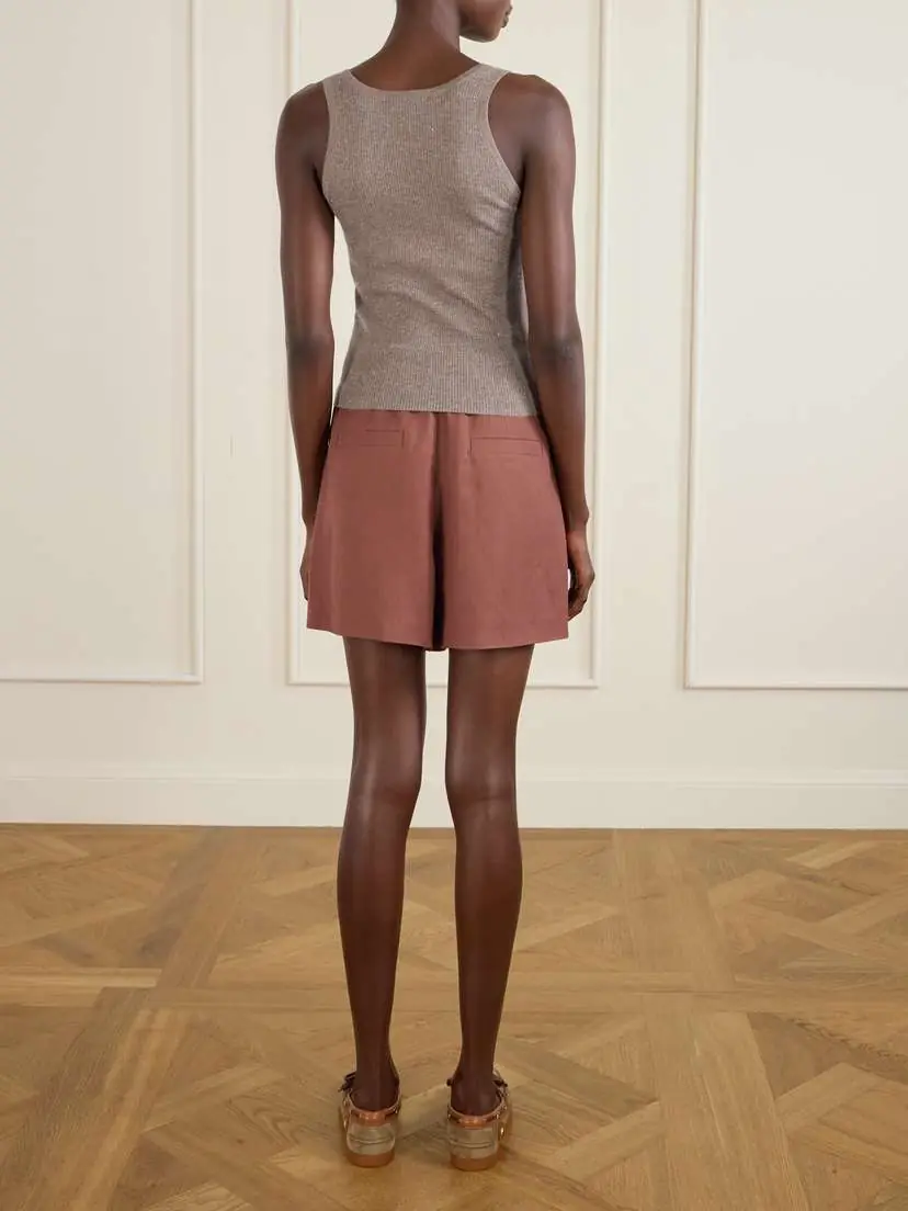 Brunello Cucinelli Ribbed Lurex Tank | Thumbnail 4 Brunello Cucinelli Ribbed Lurex Tank | Thumbnail 4