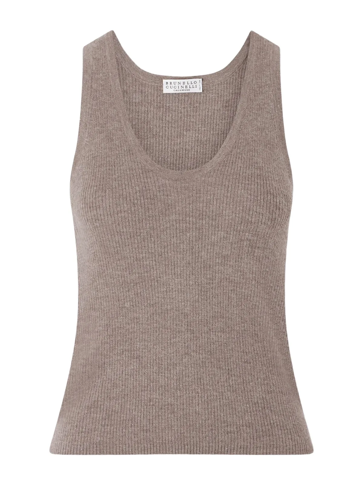 Brunello Cucinelli Ribbed Lurex Tank
