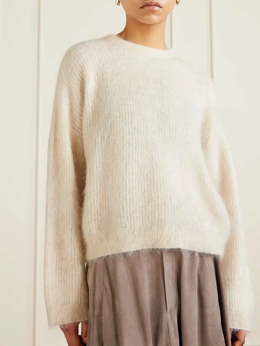 Brunello Cucinelli Ribbed-knit Sweater | Thumbnail 3 Brunello Cucinelli Ribbed-knit Sweater | Thumbnail 3
