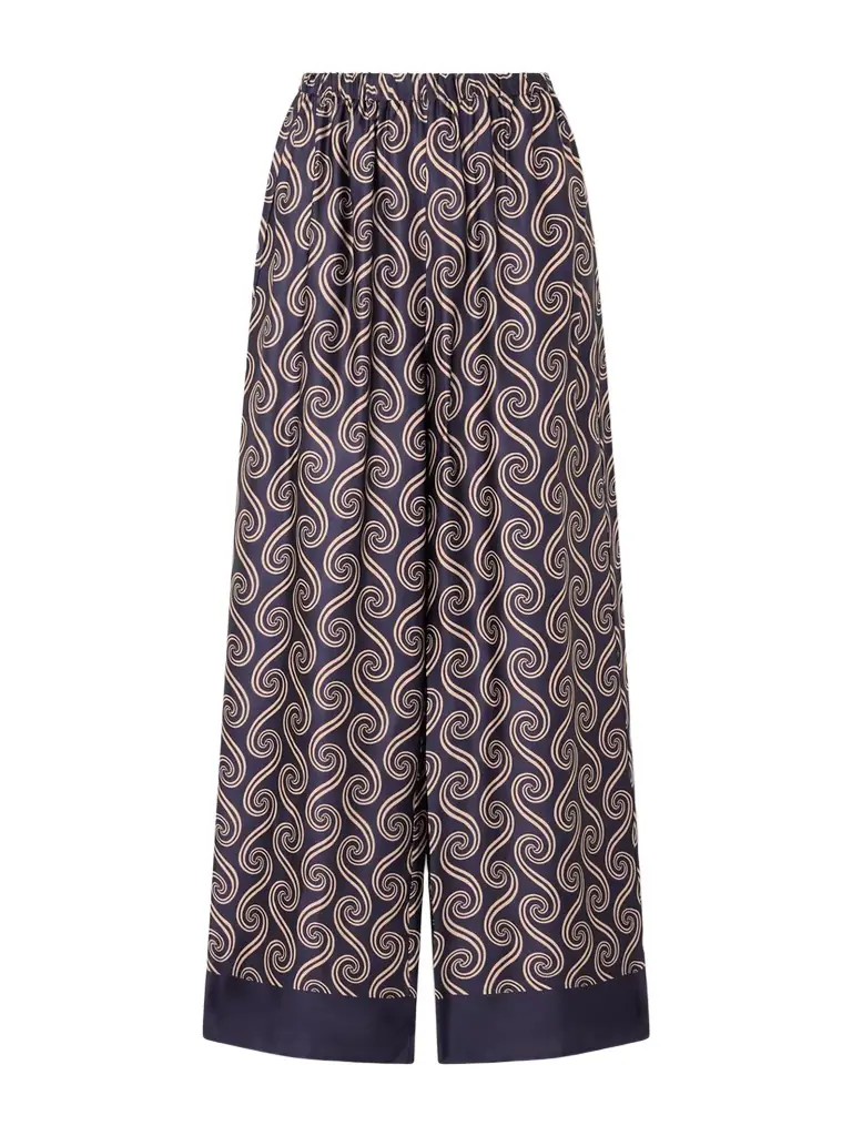 Faithfull Jensen Printed Satin Wide-leg Pants | Image 1 Faithfull Jensen Printed Satin Wide-leg Pants | Image 1