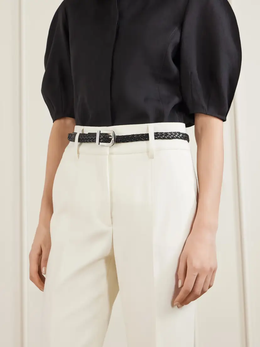Gabriela Hearst Marija Woven Leather Belt | Thumbnail 2