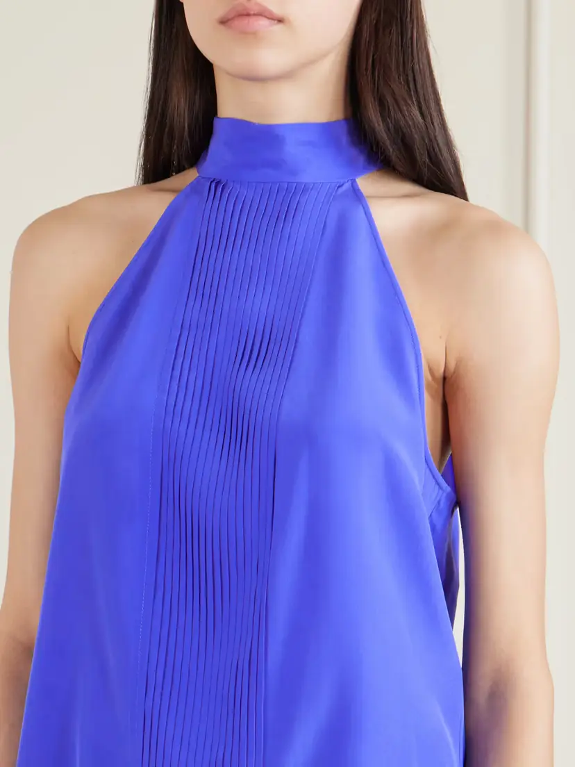 Tom Ford Pleated Silk-crepe De Chine Blouse | Thumbnail 5