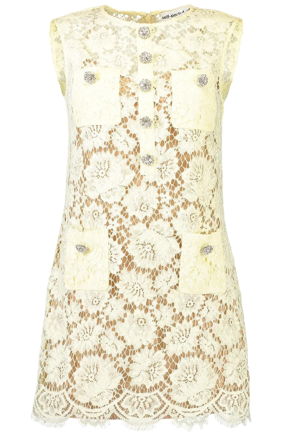 Sleeveless Fine Mini Dress Sleeveless Fine Mini Dress