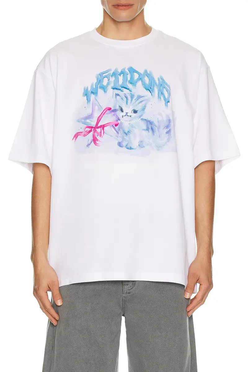 We11Done Watercolor Monster T-Shirt | Thumbnail 3