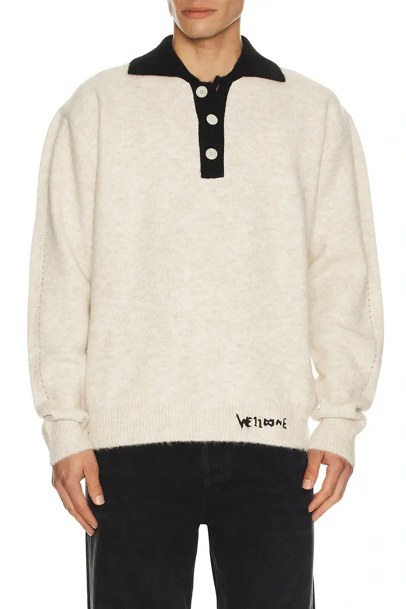 We11Done Brushed Contrast Knit Top | Thumbnail 3