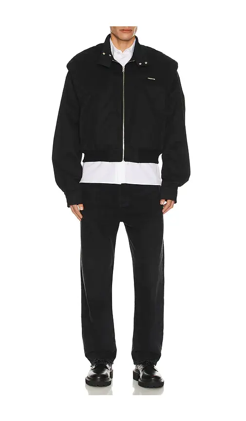 We11Done Sporty Scarf Harrington Jacket | Thumbnail 2 We11Done Sporty Scarf Harrington Jacket | Thumbnail 2