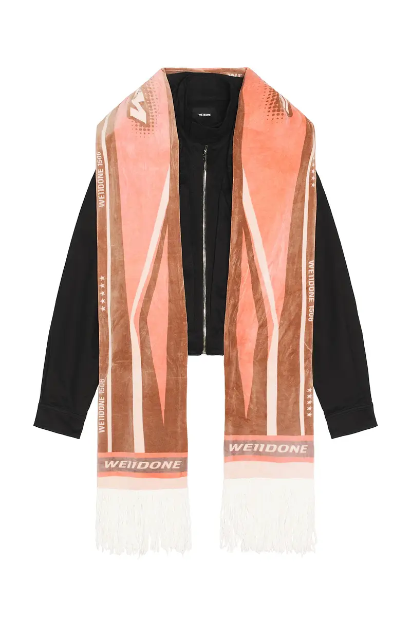 We11Done Sporty Scarf Harrington Jacket | Thumbnail 6 We11Done Sporty Scarf Harrington Jacket | Thumbnail 6