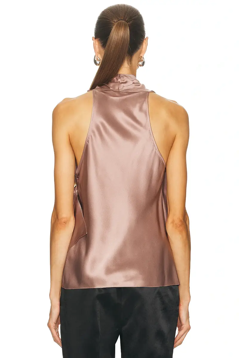Helmut Lang Drape Cowl Top | Thumbnail 4 Helmut Lang Drape Cowl Top | Thumbnail 4