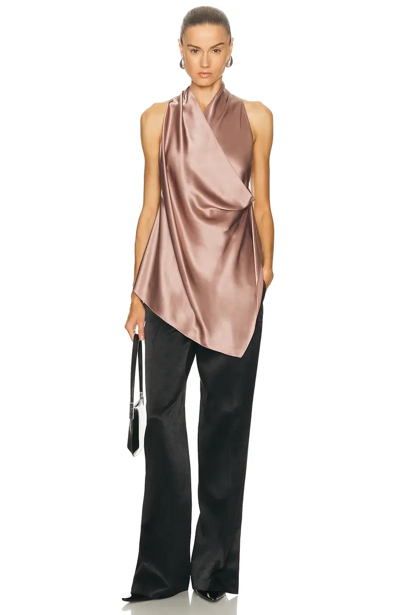 Helmut Lang Drape Cowl Top | Thumbnail 5 Helmut Lang Drape Cowl Top | Thumbnail 5