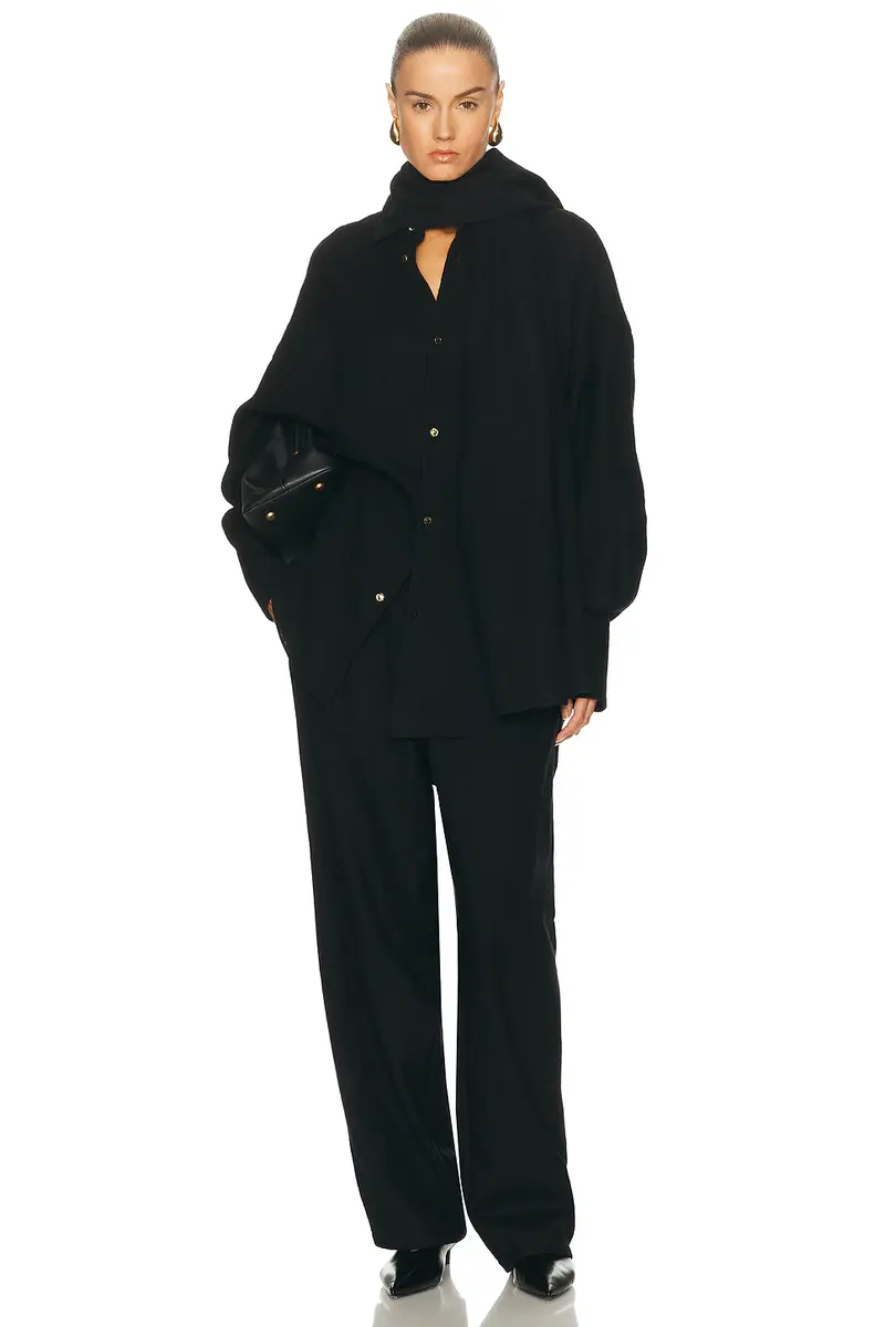 DARKPARK Phebe Wide Leg Japanese Wool Pant | Thumbnail 5