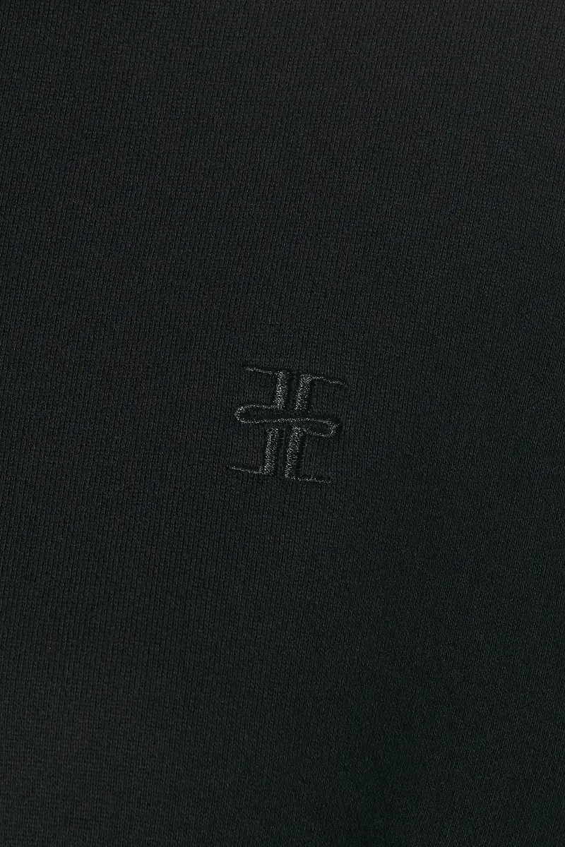 ÉTERNE Zip-up Polo Sweatshirt | Thumbnail 5 ÉTERNE Zip-up Polo Sweatshirt | Thumbnail 5