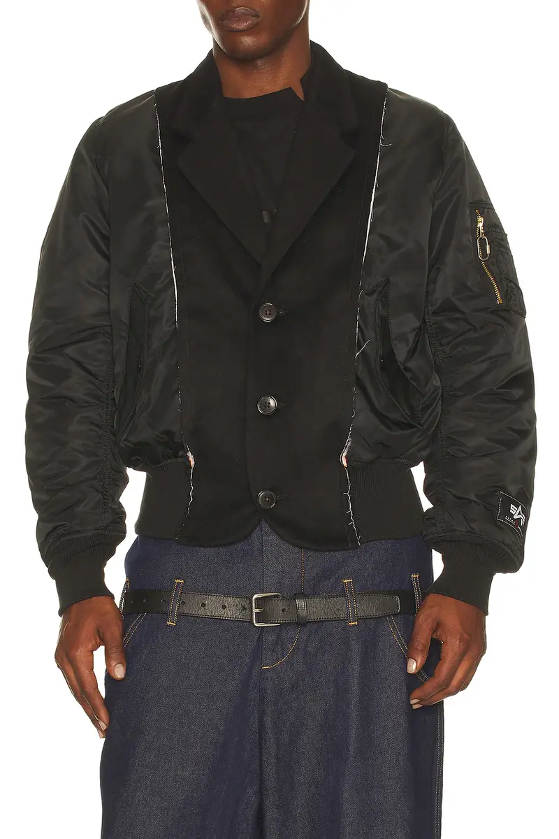 Spencer Badu Alpha Bomber Jacket | Image 1 Spencer Badu Alpha Bomber Jacket | Image 1