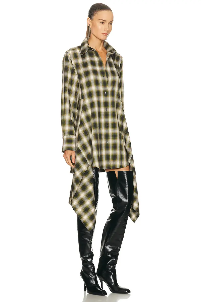 Monse Cascade Front Shirt Dress | Thumbnail 2