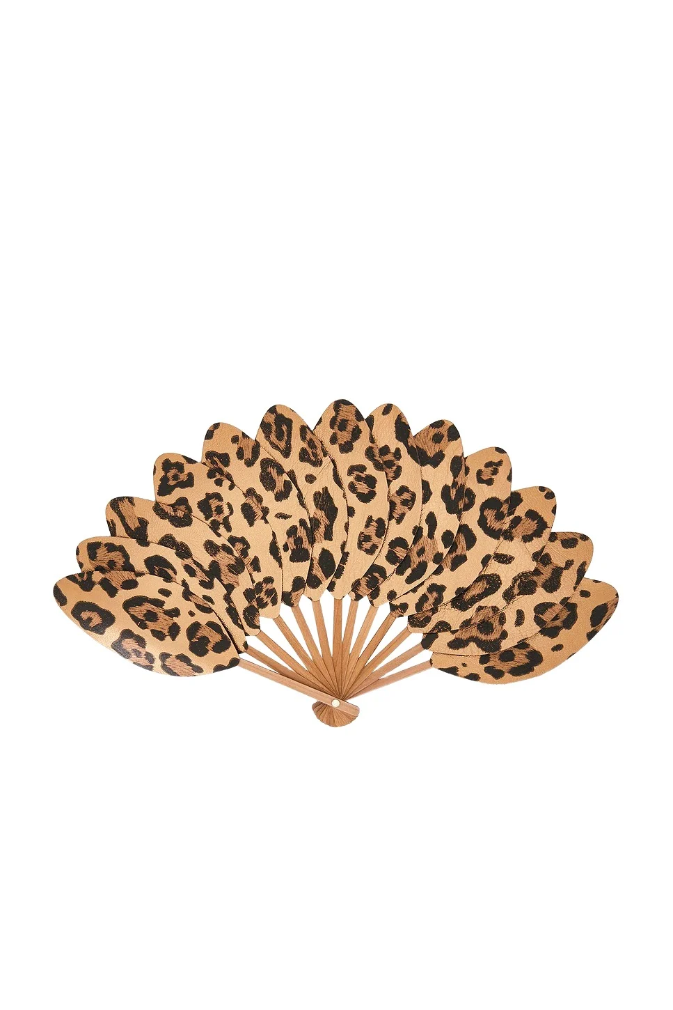 Large Palmette Leather The Classic Format Fan