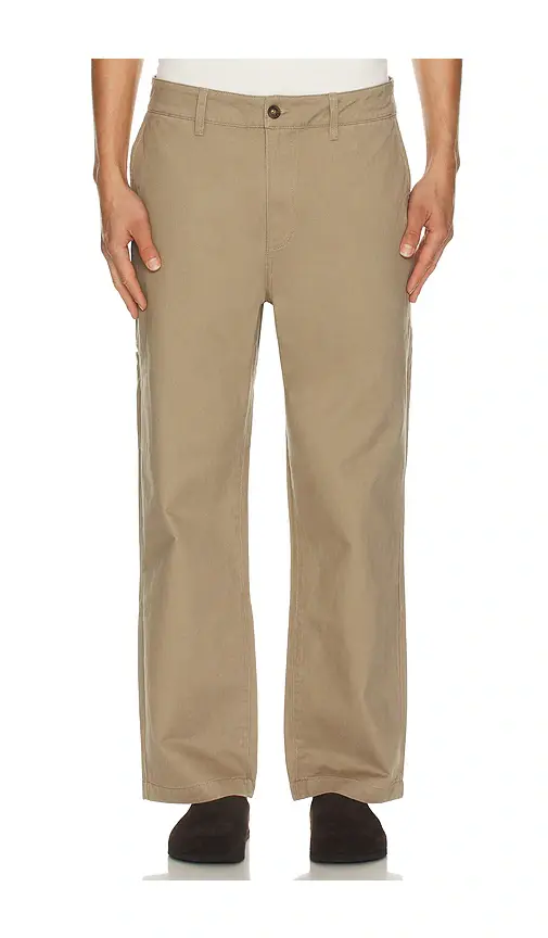 Rhythm Essential Twill Trouser | Image 1 Rhythm Essential Twill Trouser | Image 1