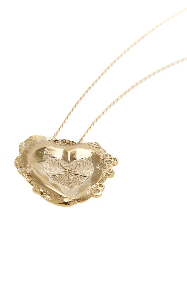 Pascale Monvoisin Chiara 9K Yellow Gold Diamond Necklace | Thumbnail 3