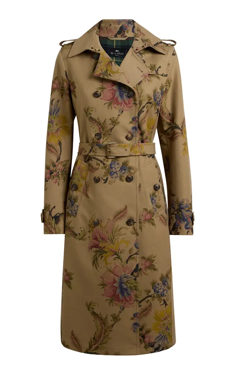Etro Floral Cotton-Blend Coat