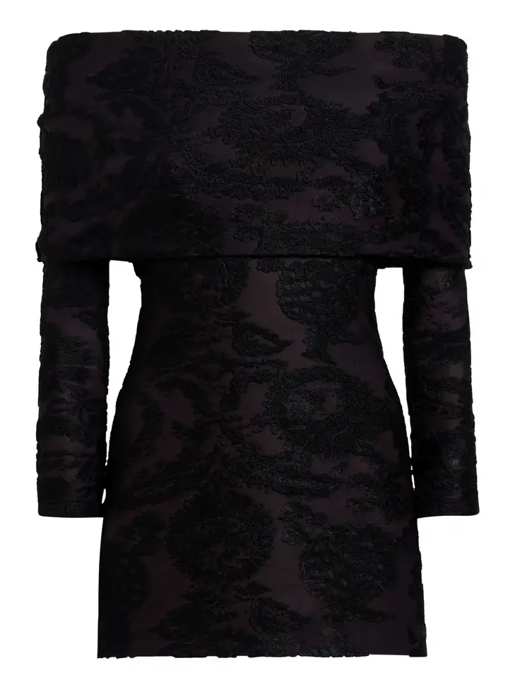 Etro Flocked Stretch-Velvet Longline Top