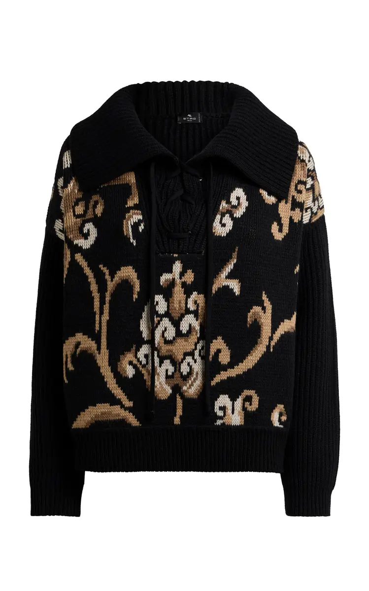 Etro Patterned Wool Sweater