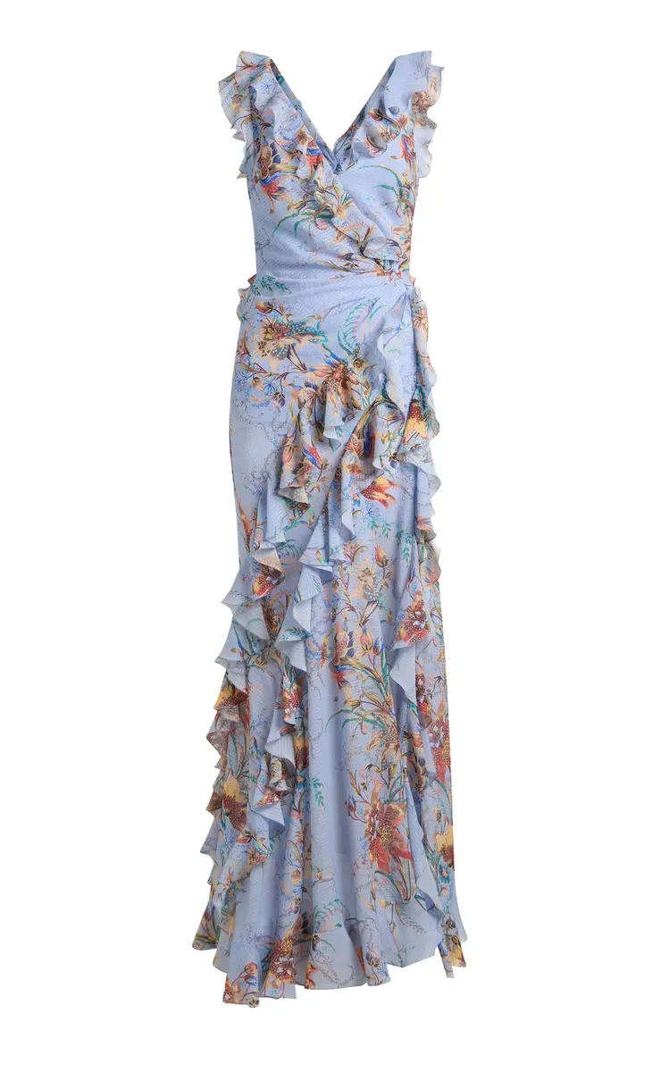 Etro Ruffled Maxi Dress | Thumbnail 6 Etro Ruffled Maxi Dress | Thumbnail 6