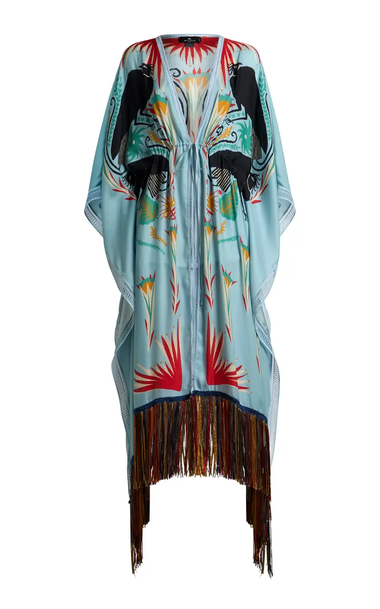 Etro Fringe-Trimmed Kaftan | Thumbnail 9 Etro Fringe-Trimmed Kaftan | Thumbnail 9