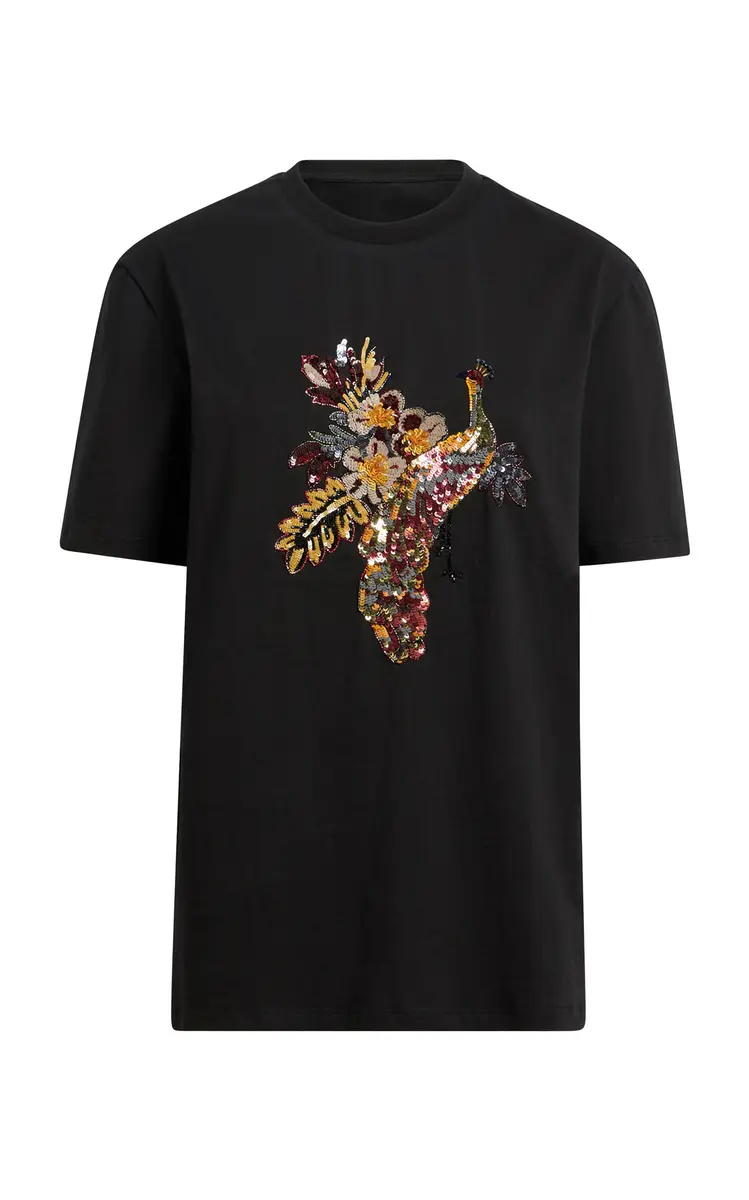 Embroidered Cotton T-Shirt