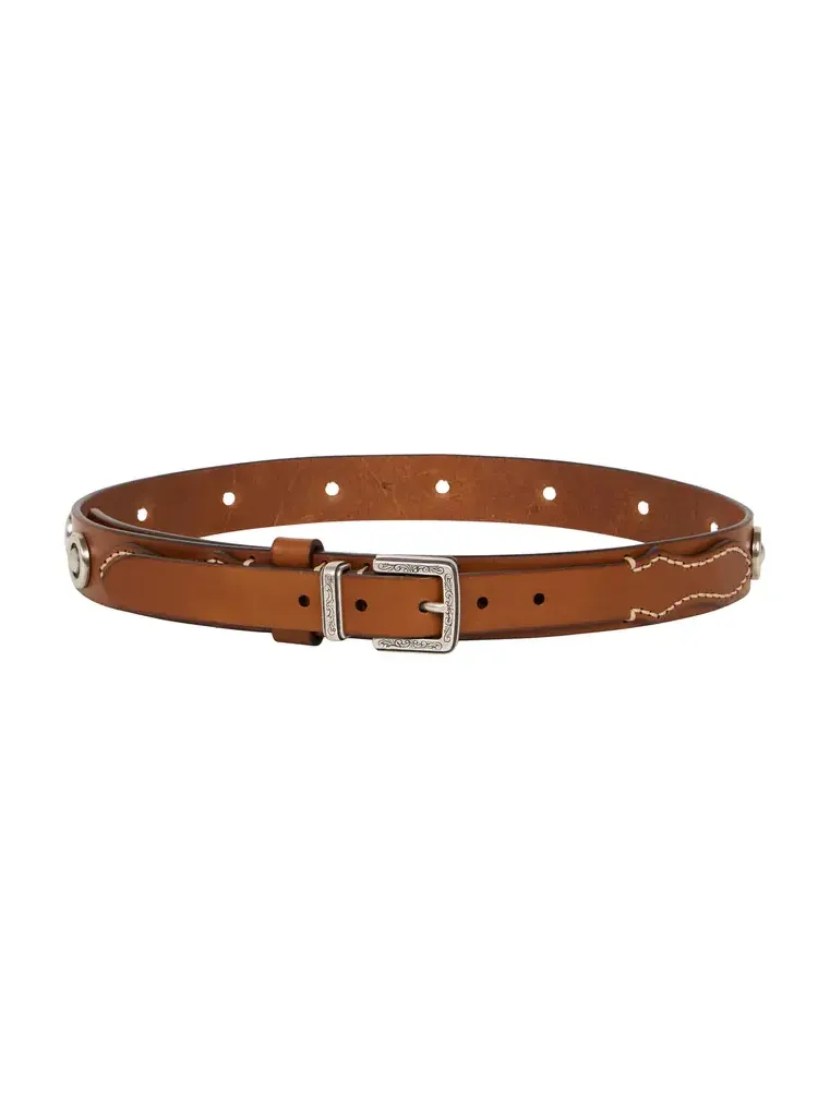 Studded Leather Belt Studded Leather Belt