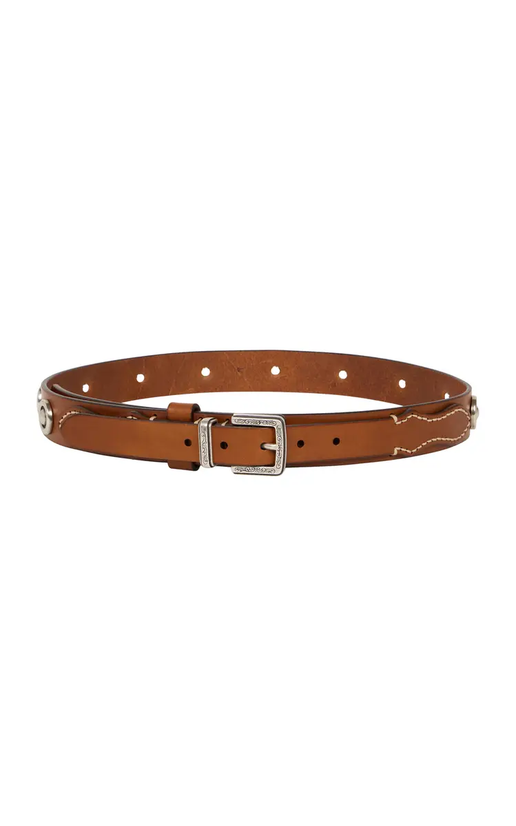 Studded Leather Belt Studded Leather Belt