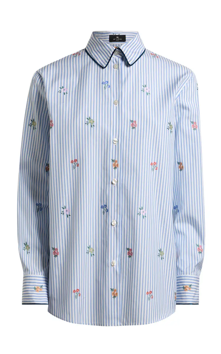 Etro Plaid Cotton Button-Up Shirt