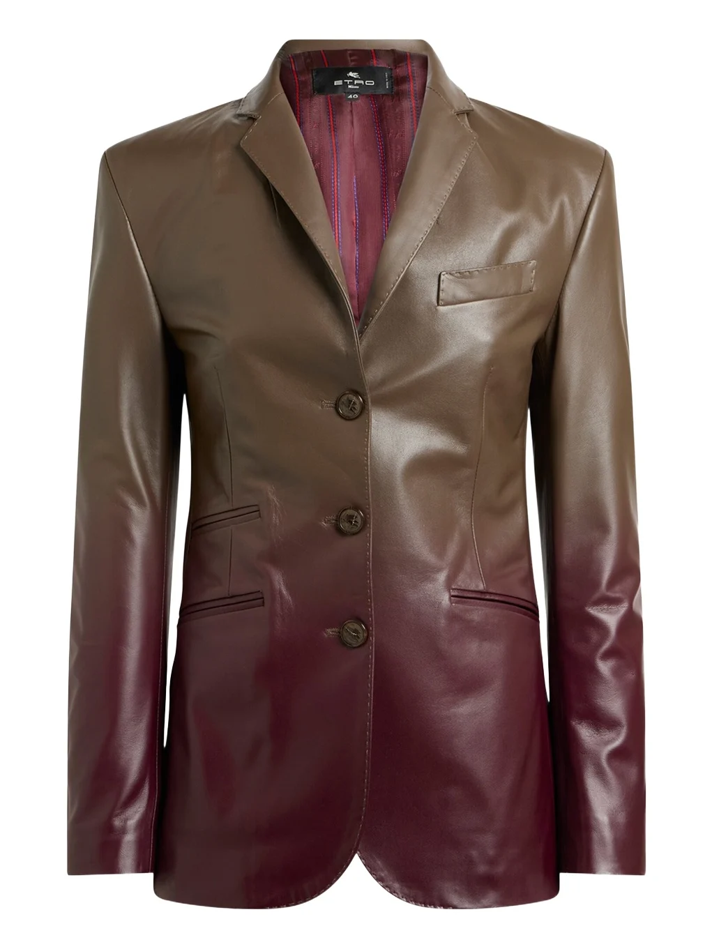Ombré Leather Blazer Ombré Leather Blazer
