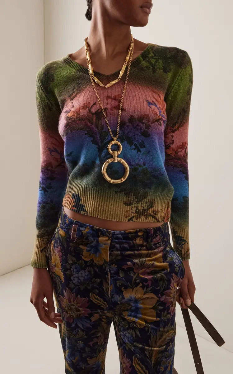 Etro Printed Wool Sweater | Thumbnail 2