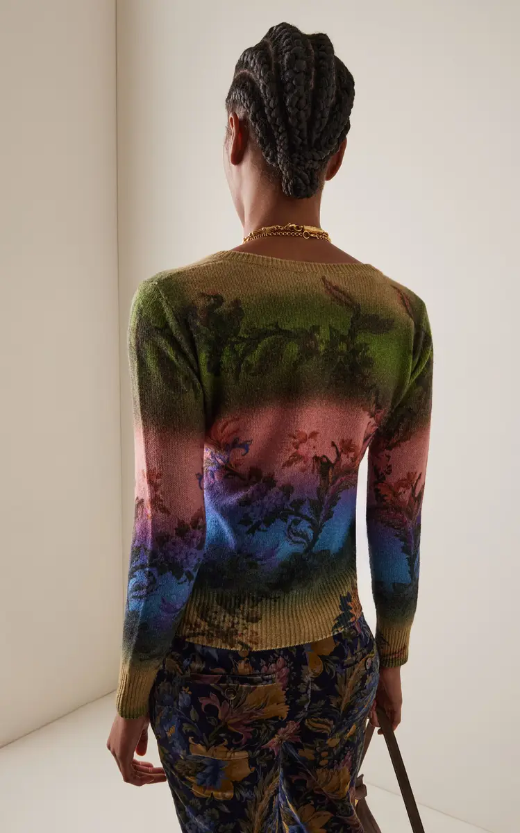 Etro Printed Wool Sweater | Thumbnail 4