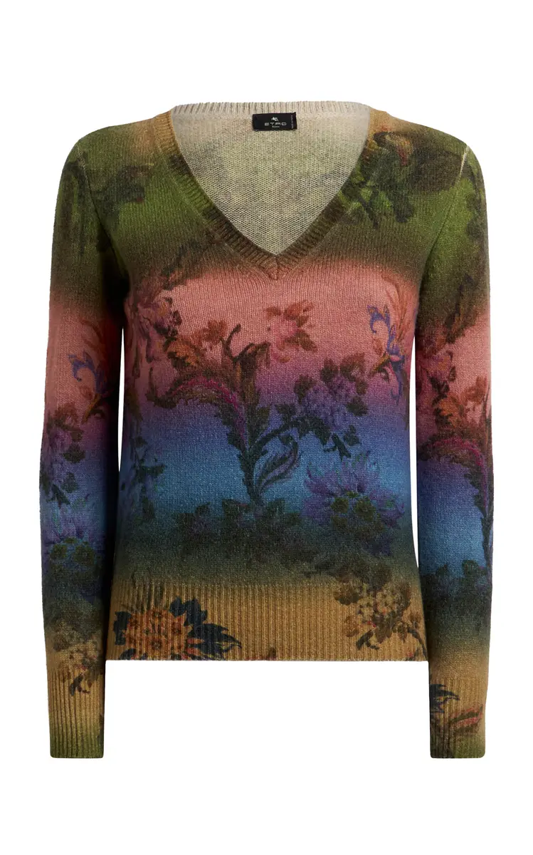 Etro Printed Wool Sweater | Thumbnail 6