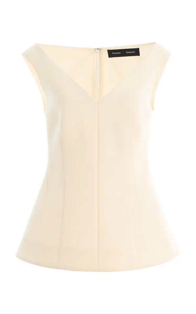Proenza Schouler Mariam Wool-Scuba Top | Image 1 Proenza Schouler Mariam Wool-Scuba Top | Image 1