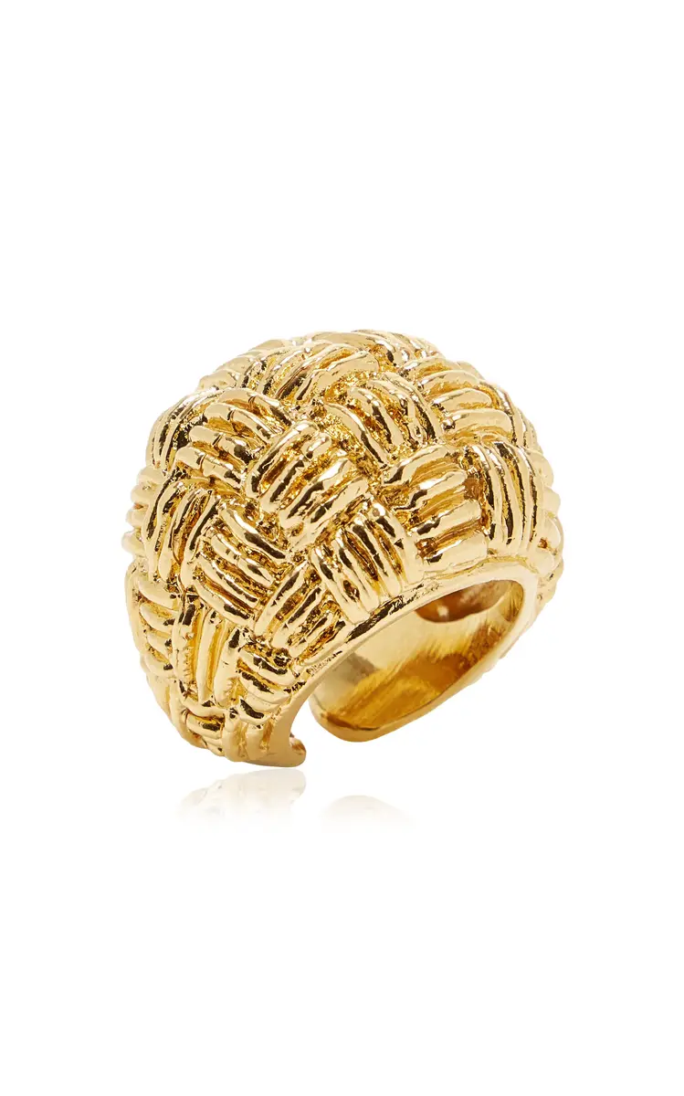 PAOLA SIGHINOLFI Ilsa 18K Gold-Plated Ring | Thumbnail 3