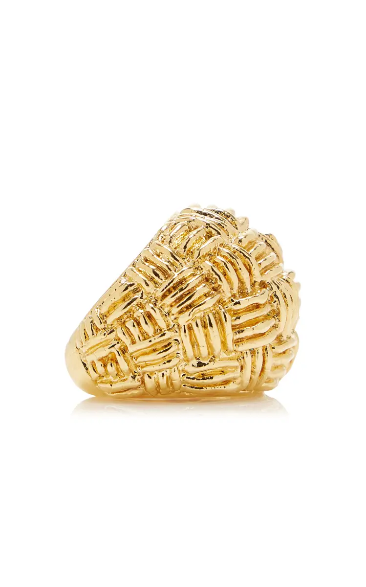 PAOLA SIGHINOLFI Ilsa 18K Gold-Plated Ring | Thumbnail 4