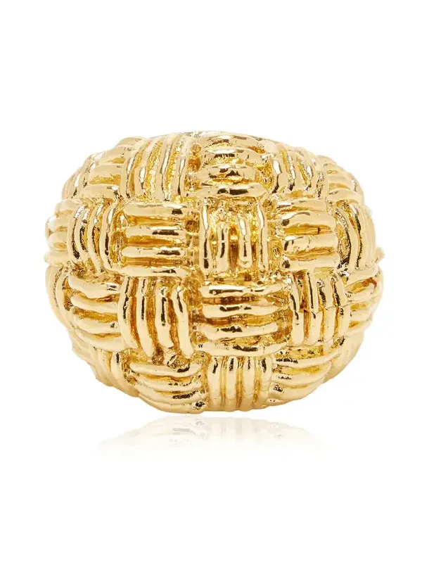 PAOLA SIGHINOLFI Ilsa 18K Gold-Plated Ring