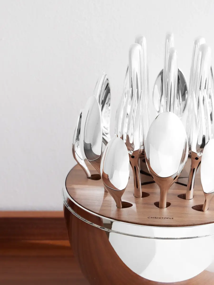 Christofle MOOD Easy Silver-Plated Flatware Set with Case - Men | Thumbnail 4