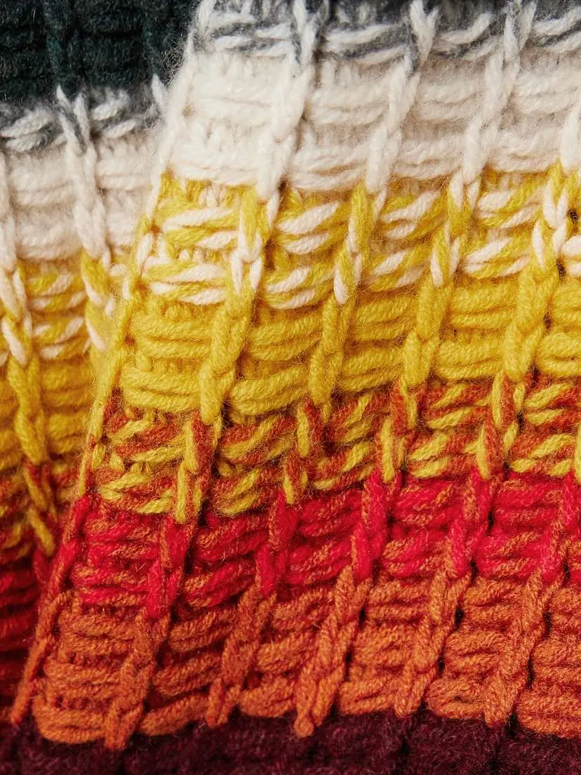 Khaite Yanis Oversized Ribbed Striped Cashmere Sweater | Thumbnail 4
