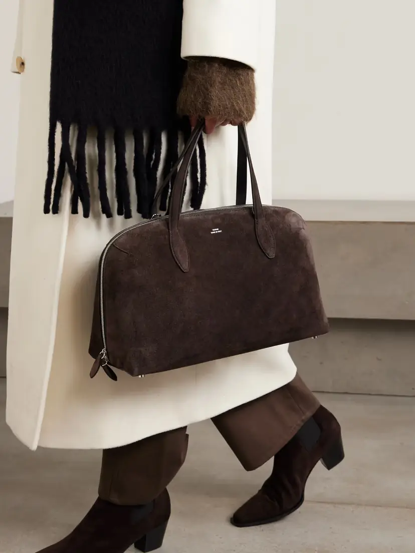 TOTEME Day Medium Suede Tote | Thumbnail 2 TOTEME Day Medium Suede Tote | Thumbnail 2