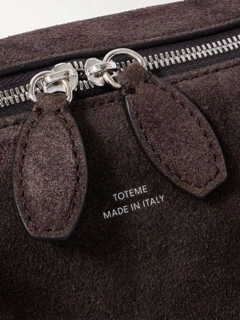 TOTEME Day Medium Suede Tote | Thumbnail 4 TOTEME Day Medium Suede Tote | Thumbnail 4