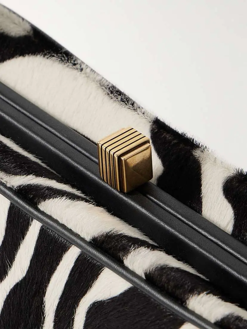Khaite Cate Leather-trimmed Zebra-print Calf Hair Tote | Thumbnail 4 Khaite Cate Leather-trimmed Zebra-print Calf Hair Tote | Thumbnail 4