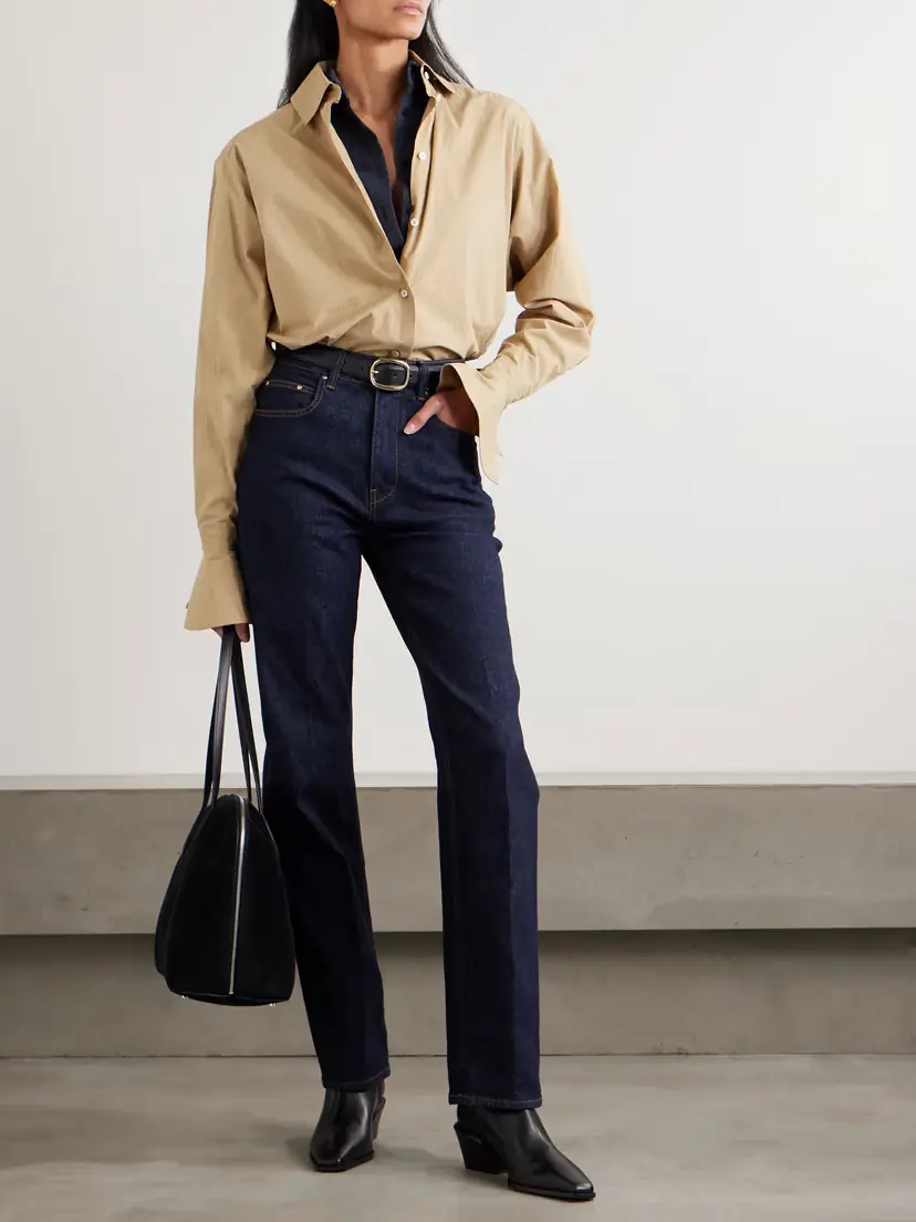 OSSOU Haze Oversized Cotton-poplin Shirt | Thumbnail 2 OSSOU Haze Oversized Cotton-poplin Shirt | Thumbnail 2