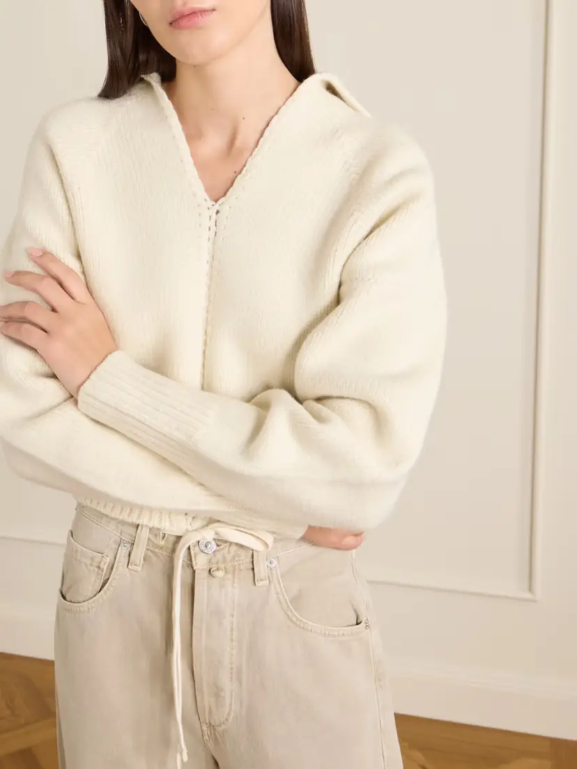 OSSOU Wader Merino Wool-blend Sweater | Thumbnail 4 OSSOU Wader Merino Wool-blend Sweater | Thumbnail 4