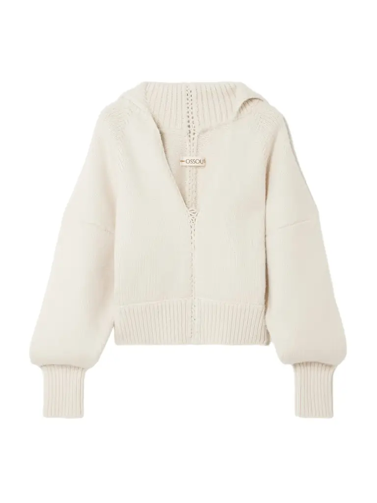 OSSOU Wader Merino Wool-blend Sweater | Image 1 OSSOU Wader Merino Wool-blend Sweater | Image 1