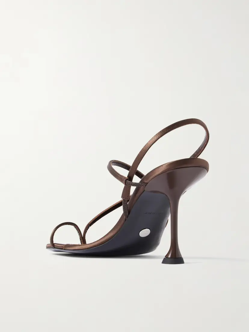Proenza Schouler Tee 90 Satin Slingback Sandals | Thumbnail 3
