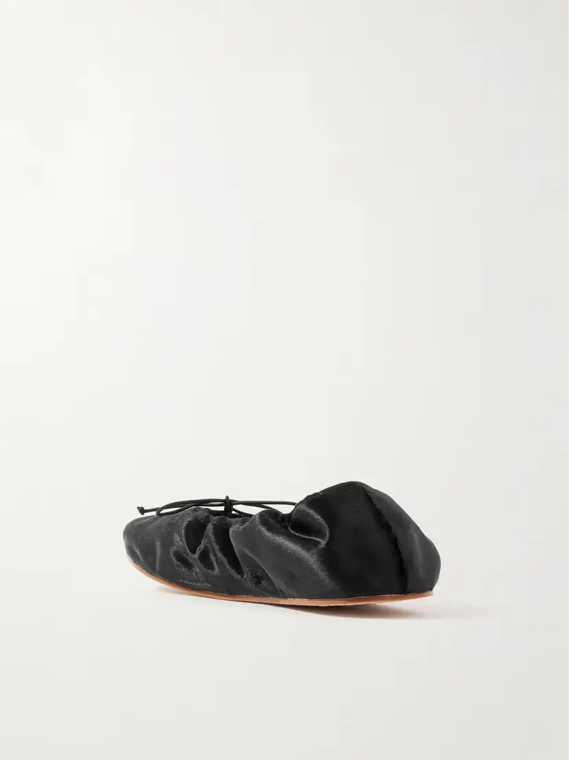The Row Round Velvet Ballet Flats | Thumbnail 3