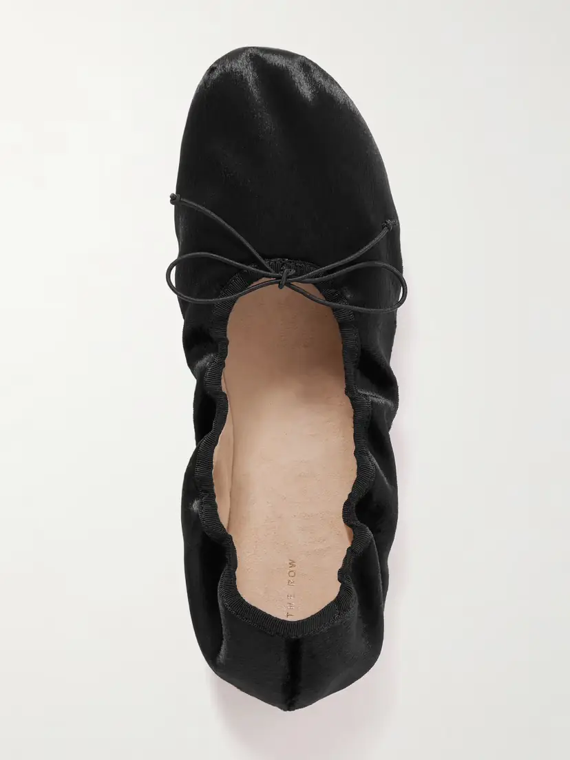 The Row Round Velvet Ballet Flats | Thumbnail 5
