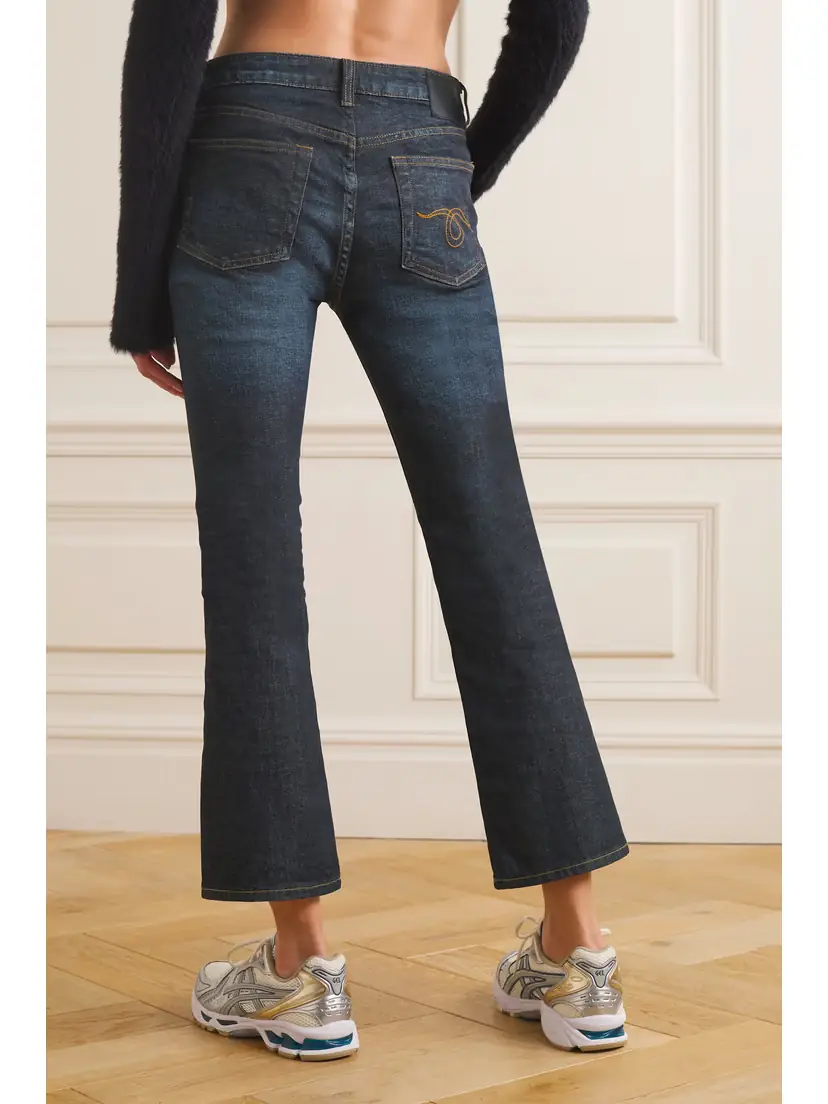 R13 Kick Fit Cropped High-rise Flared-leg Jeans | Thumbnail 4 R13 Kick Fit Cropped High-rise Flared-leg Jeans | Thumbnail 4