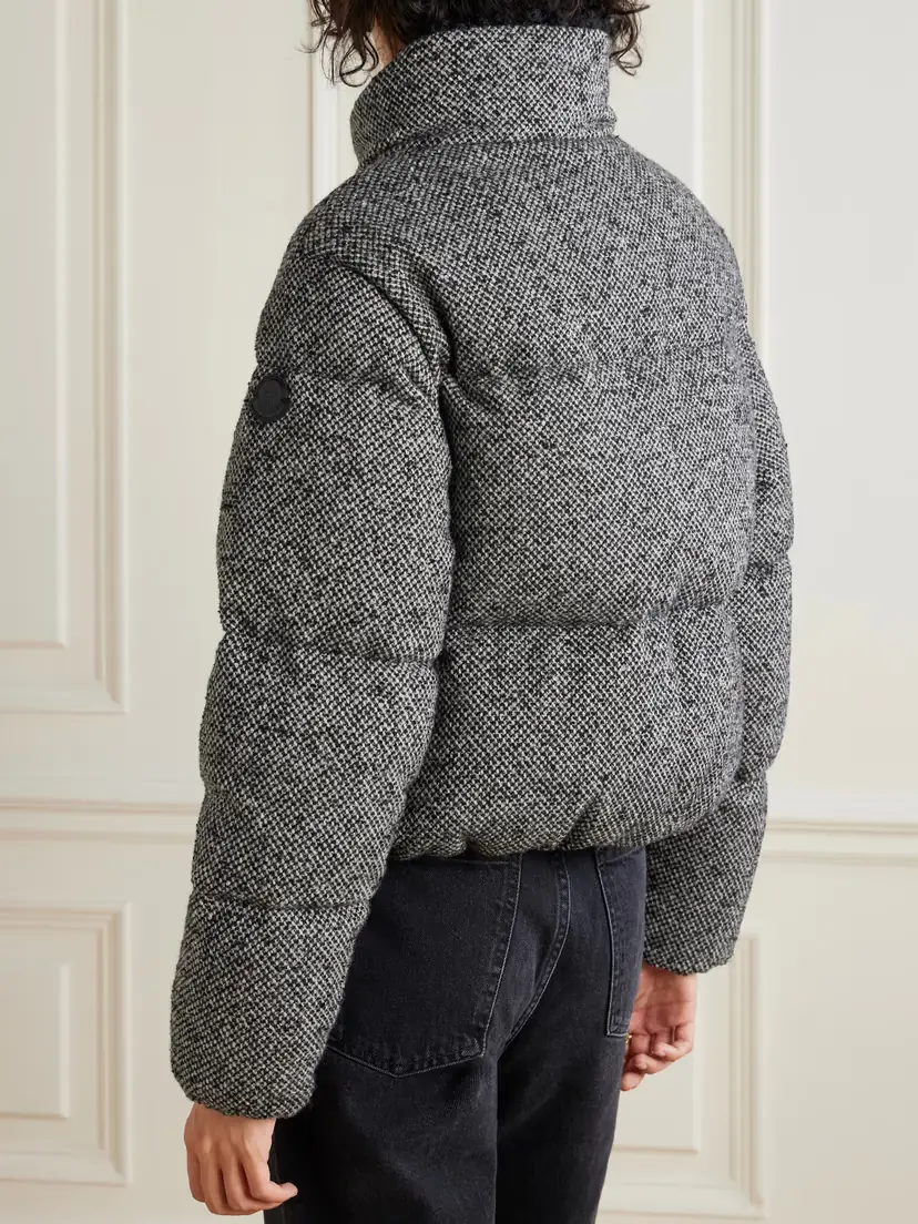 Moncler Brezesse Quilted Wool-blend Bouclé Down Jacket | Thumbnail 4 Moncler Brezesse Quilted Wool-blend Bouclé Down Jacket | Thumbnail 4